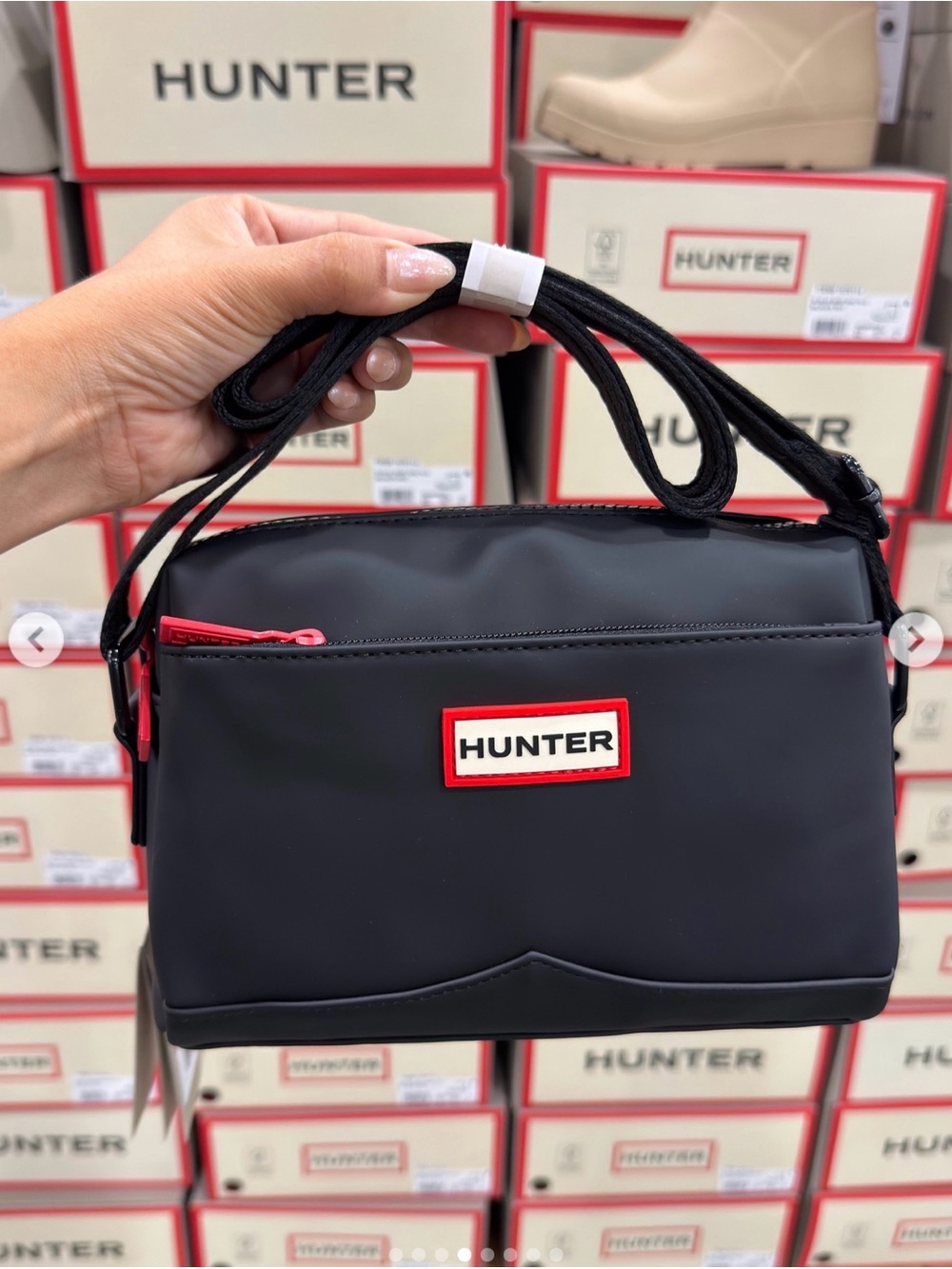 Hunter Black Crossbody Bag NWT